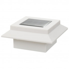vidaXL Lămpi solare de exterior cu LED, 6 buc, alb, 12 cm, pătrat - Img 9