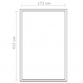 vidaXL Seră, 421 x 190 x 195 cm, aluminiu, 15,6 m³ - Img 12
