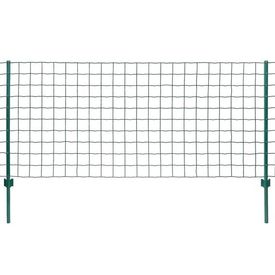 vidaXL Set de gard Euro, 20 x 1,5 m, oțel, verde