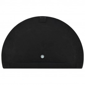 vidaXL Suport umbrelă de soare, negru, 9 kg, polirășină, semi-rotund - Img 5