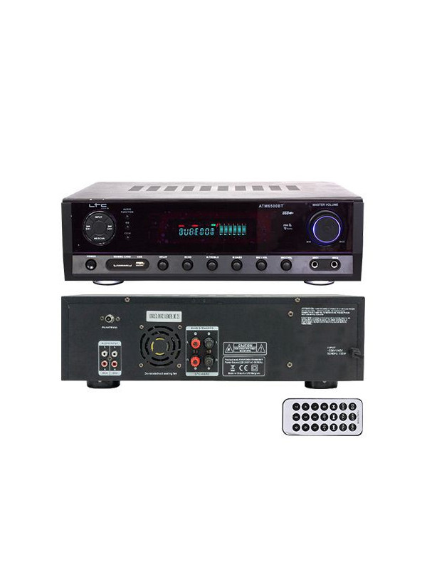 Amplificator 2x50w fm/bt/usb/sd/aux 2 linii mic