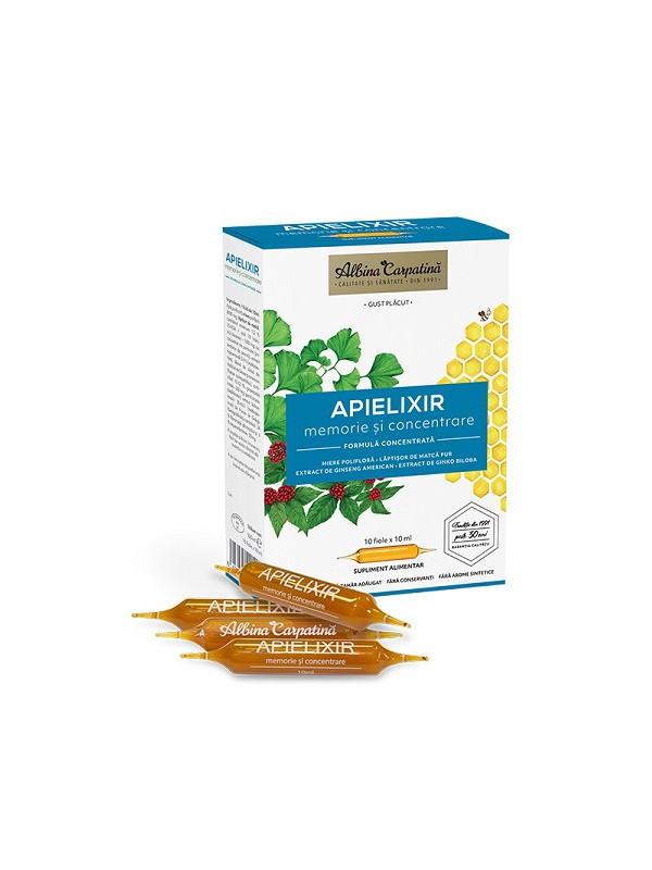 APIELIXIR MEMORIE SI CONCENTRARE 10ML*10FIOLE