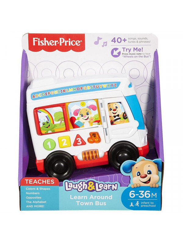 Autobuzul cu lumini si sunete Laugh&Learn - Fisher Price