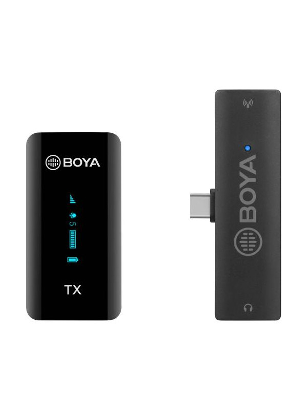 Boya BY-XM6-S5 Digital True-Wireless Microphone, USB Type-C Mobiles (2.4 GHz)