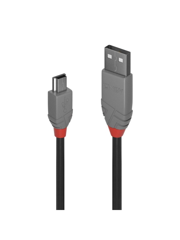 Cablu Lindy 1m USB 2.0 Type A to MiniUSB