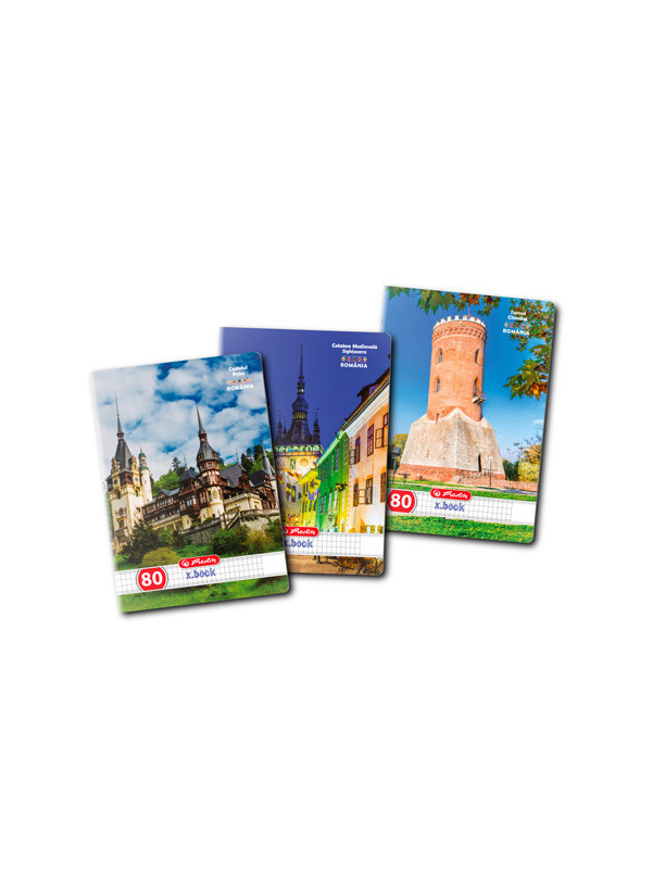 Caiet a4 80 file patratele romania