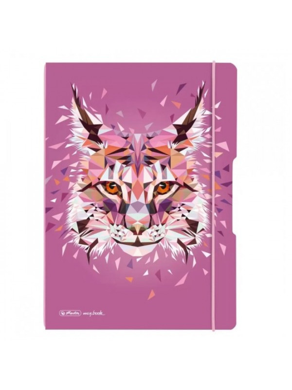 CAIET MY.BOOK FLEX A5 40F PATRATELE MOTIV WILD ANIMALS LINX