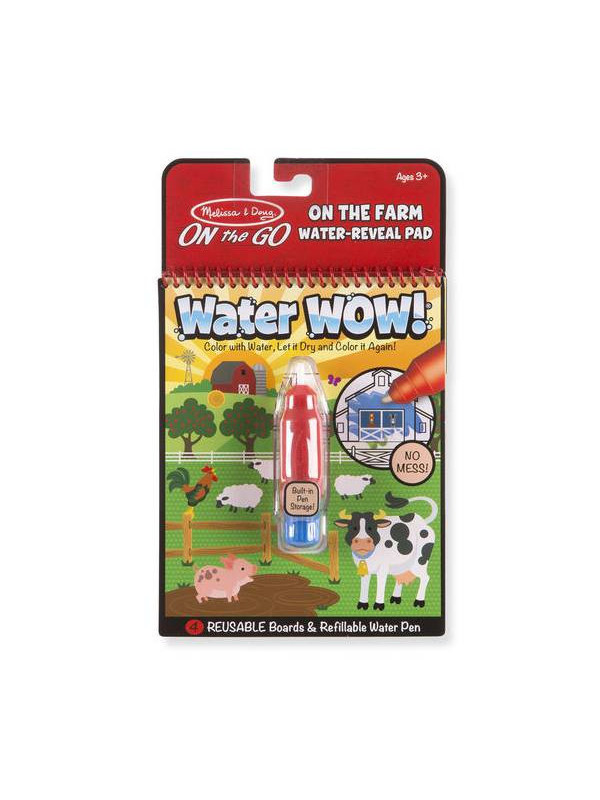 Carnet de colorat apa magica La ferma Melissa and Doug