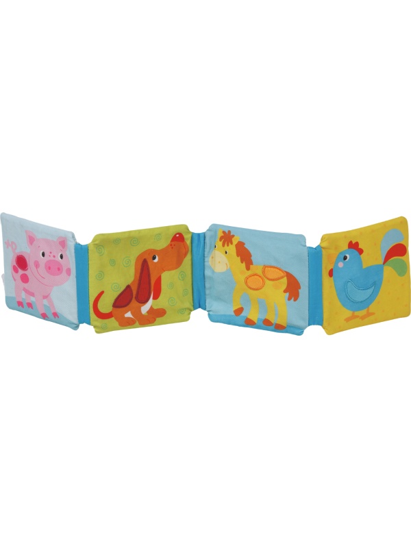 Carte textila cu sunete - zornait, chitait, fosnet, pentru bebelusi si toddleri