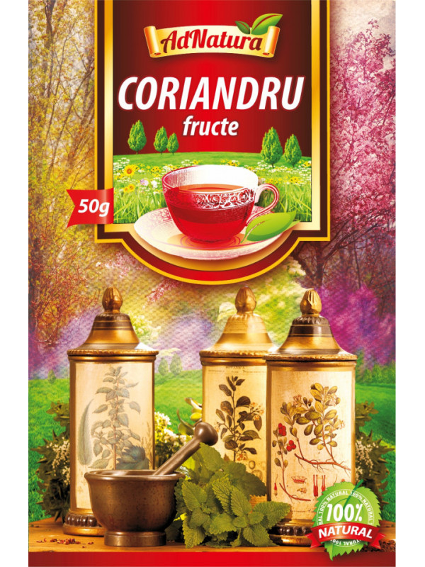 Ceai coriandru fructe 50gr adserv