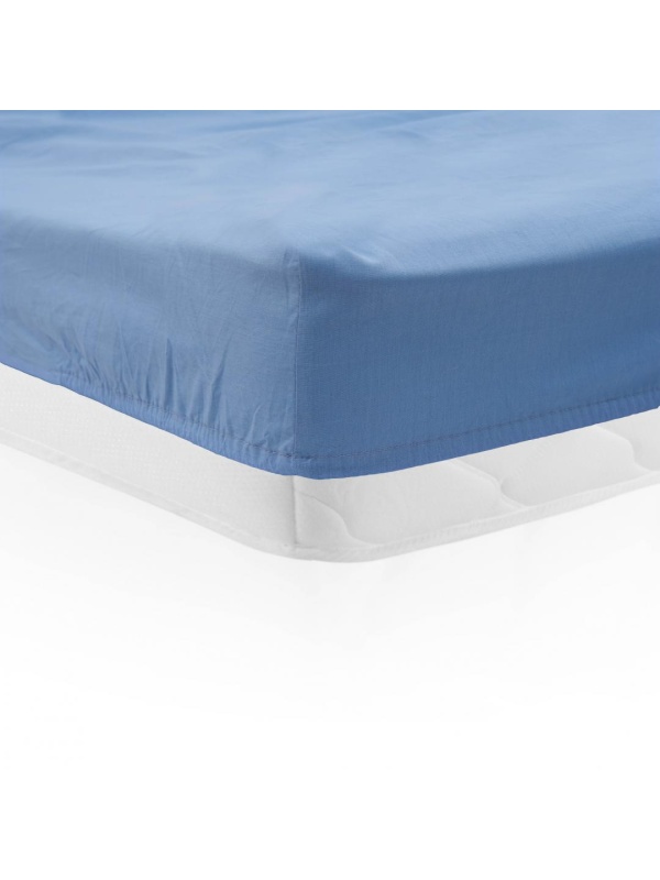 CEARCEAF PAT CU ELASTIC 180X200 CM BLUE