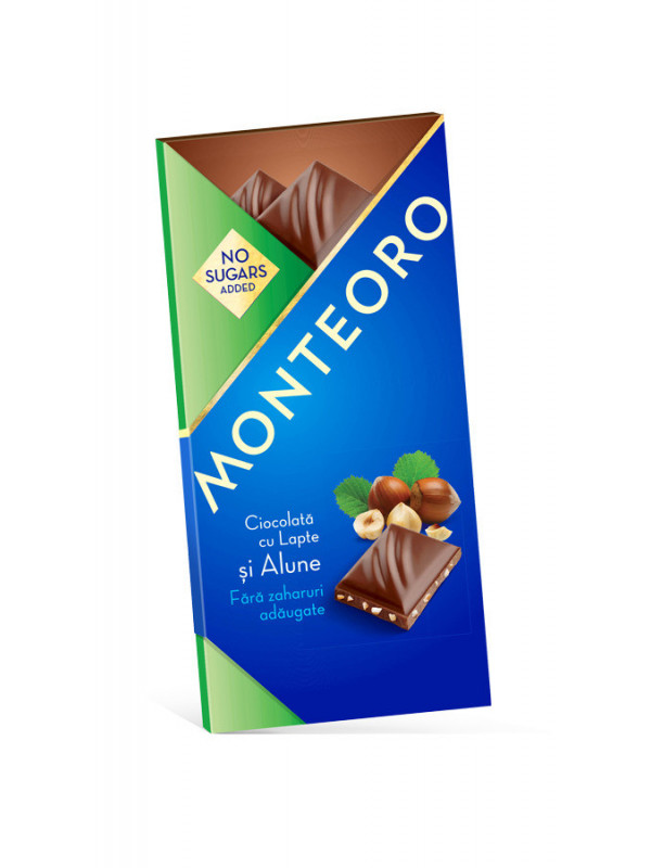 CIOCOLATA LAPTE&ALUNE F.ZAHAR MONTEORO 90GR