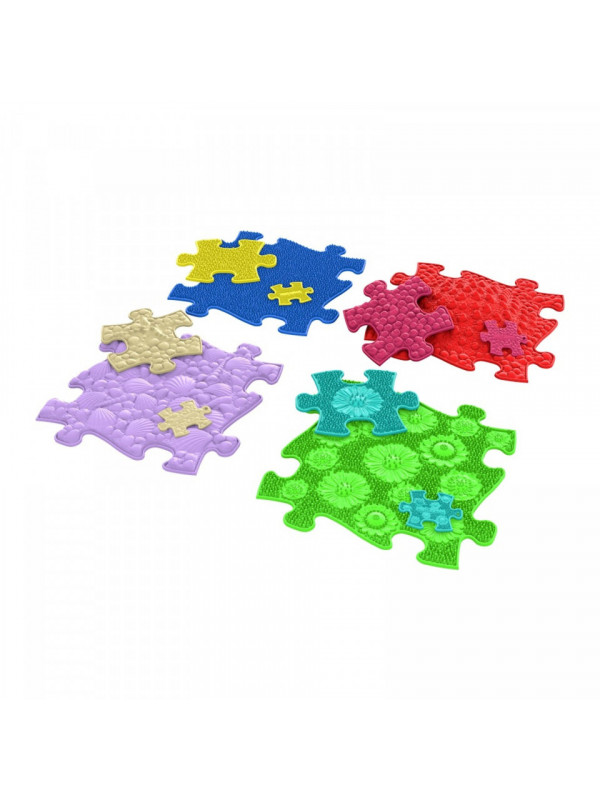 Covoras ortopedic senzorial puzzle Set Joc de memorie tactil