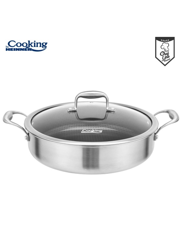 CRATITA INOX+CAP 30x7.8 CM4.8L TITANIUM3