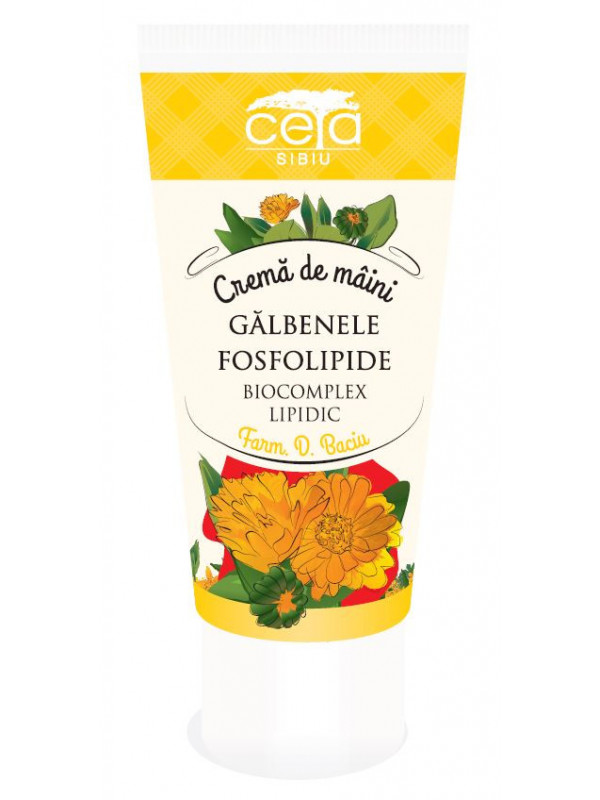 Crema maini cu galbenele si fosfolipide 50ml ceta