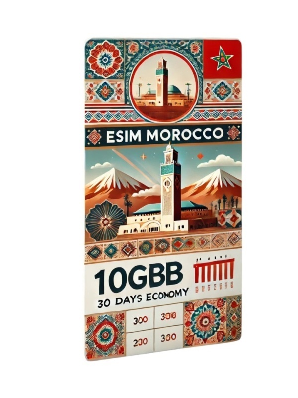 eSIM Morocco 10GB 30Days Economy