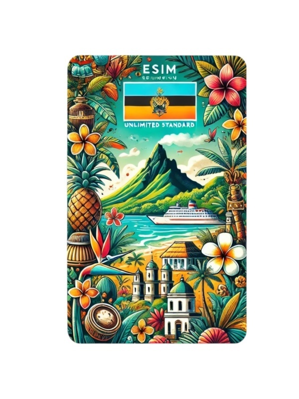 eSIM Reunion, Unlimited Standard, 30 Days