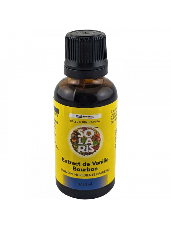 EXTRACT DE VANILIE BOURBON 30ml SOLARIS