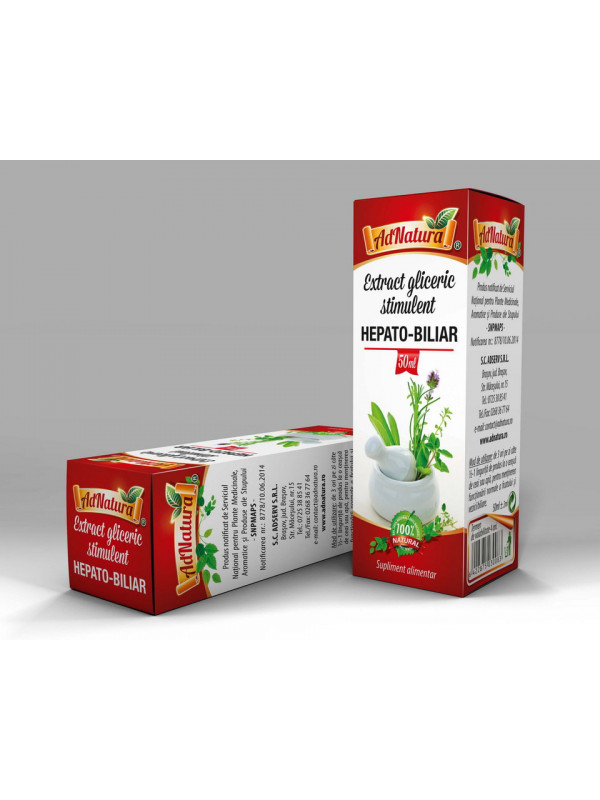 EXTRACT GLICERIC STIMULENT HEPATO-BILIAR 50ML