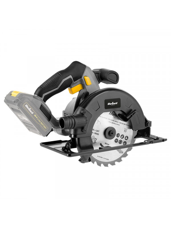 Fierastrau circular mana 20v fara accu rebel