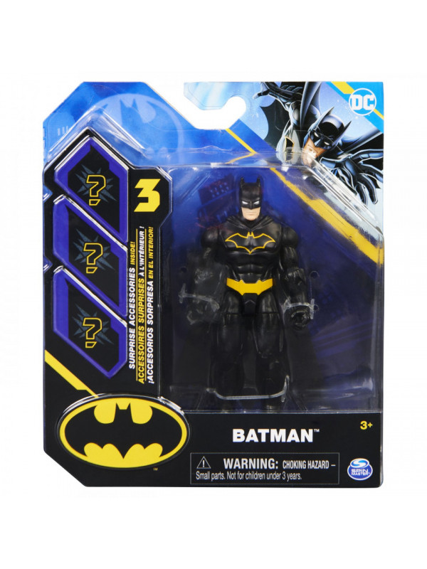 Figurina Batman Articulata 10cm Cu 3 Accesorii Surpriza