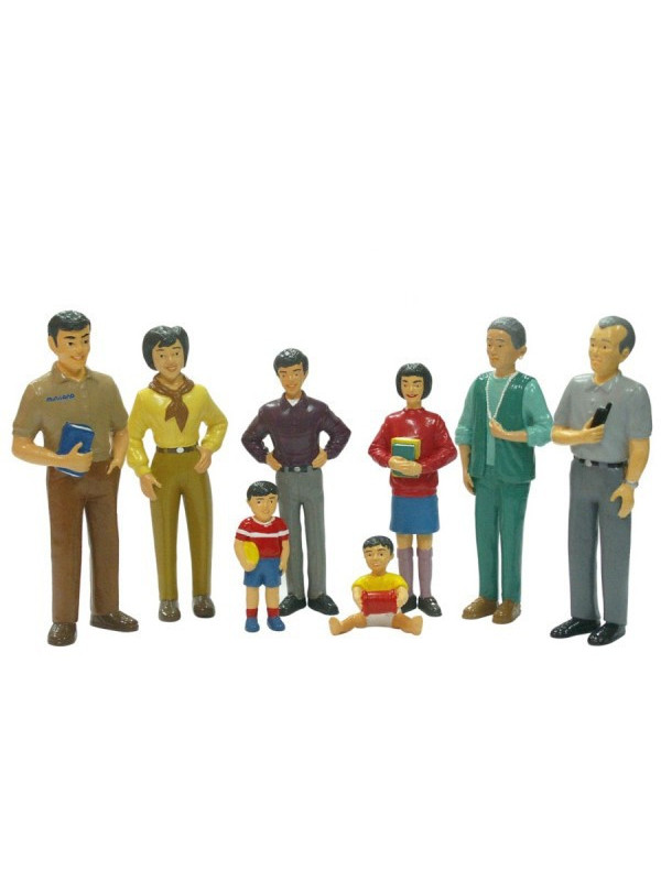 Figurine familie asiatica Miniland
