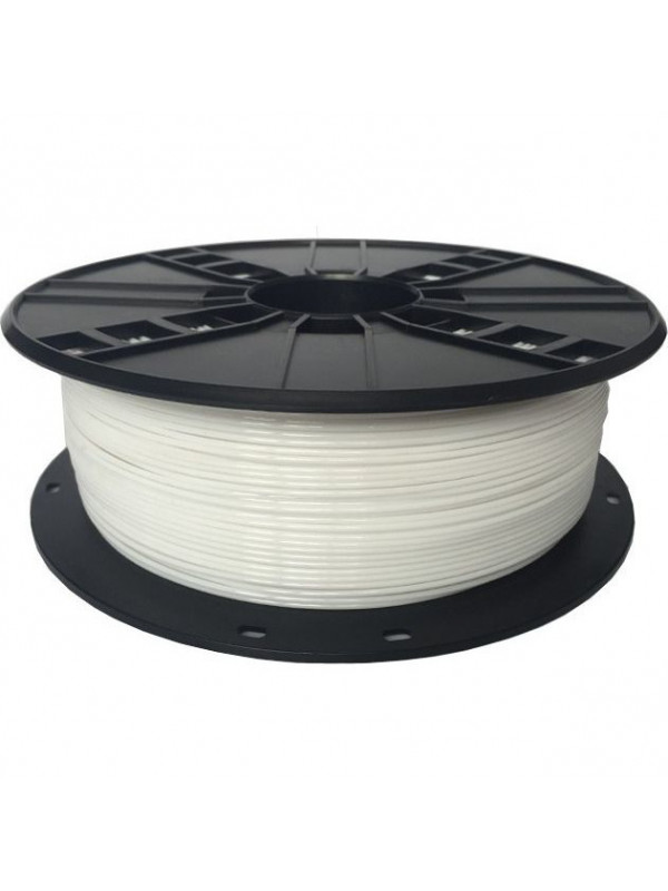 Fir de polietilena pentru imprimare 3D , Gembird , PLA , 1.75mm , 1kg , alb