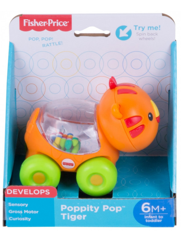 Fisher price jucarie apasa si mergi tigru