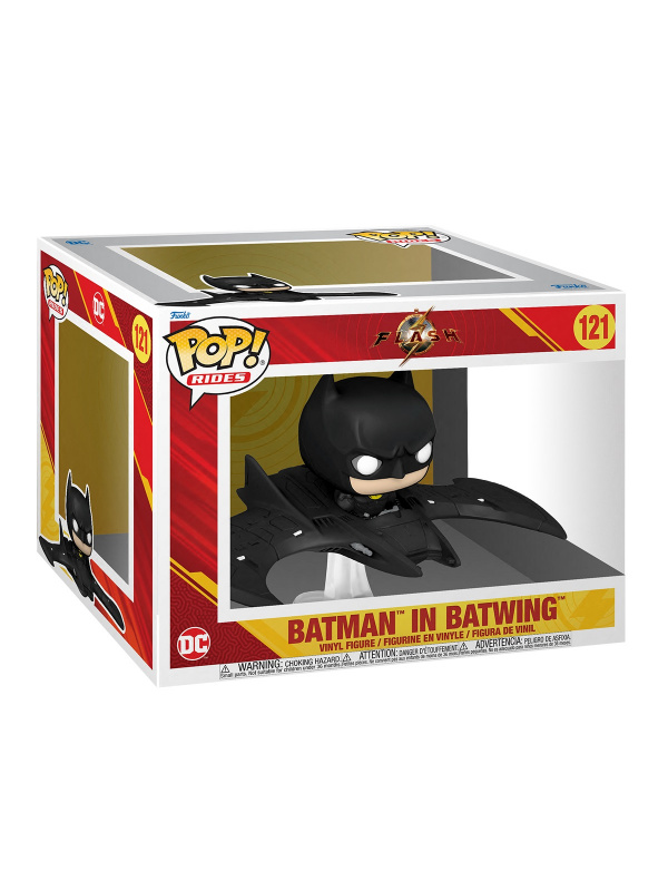 Funko POP Ride SUPDLX: The Flash- Batman w/ Batwing
