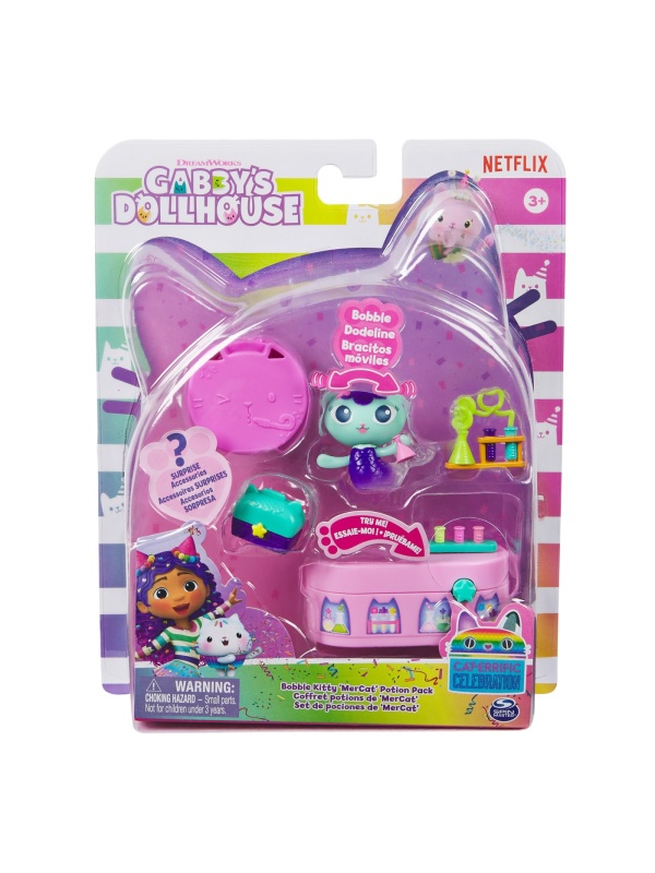 GABBYS DOLLHOUSE BOBBLE KITTY MERCAT SI CAMERA POTIUNILOR