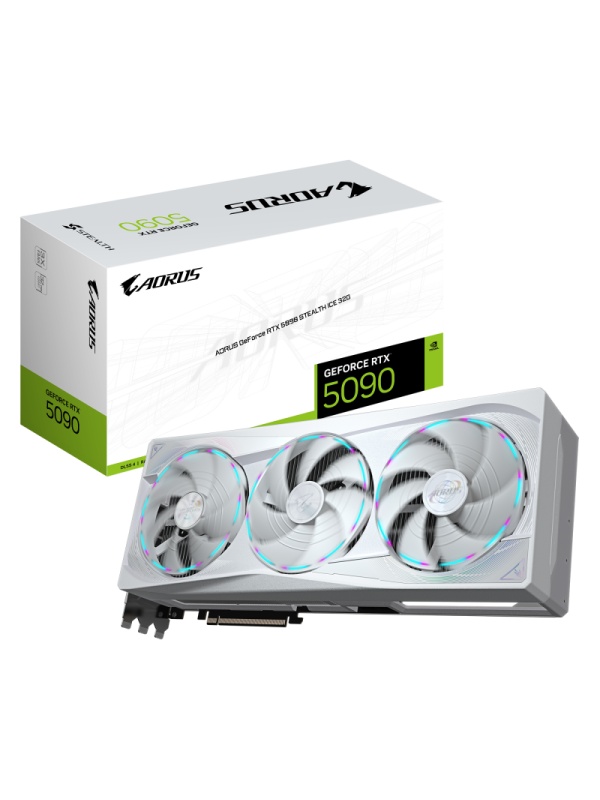 GB GeForce RTX5090 AORUS STEALTH ICE 32G