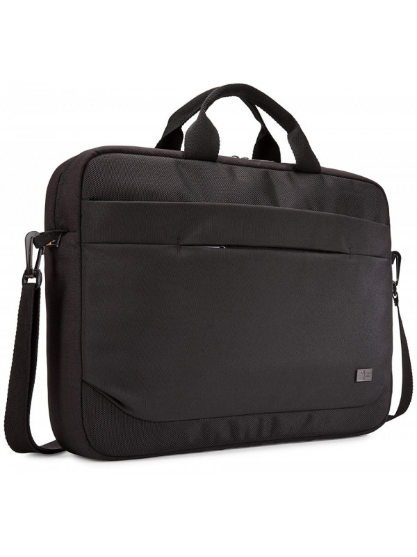 GEANTA CASE LOGIC, pt. notebook de max. 15.6 inch, 1 compartiment, buzunar frontal x 2, waterproof, poliester, negru, "ADVA-116 BLACK"