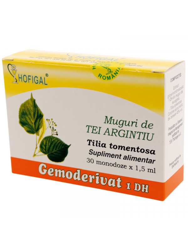 GEMODERIVAT MUGURI TEI ARGINTIU 1,5ML*30MDZ