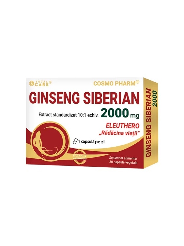 GINSENG SIBERIAN 2000MG 30CPS VEGETALE
