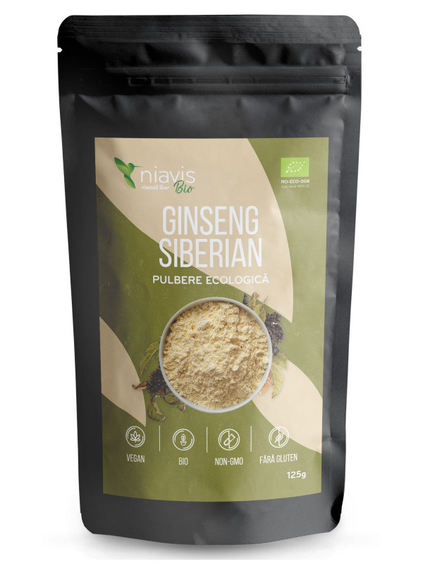 GINSENG SIBERIAN PULBERE ECOLOGICA (BIO) 125GR