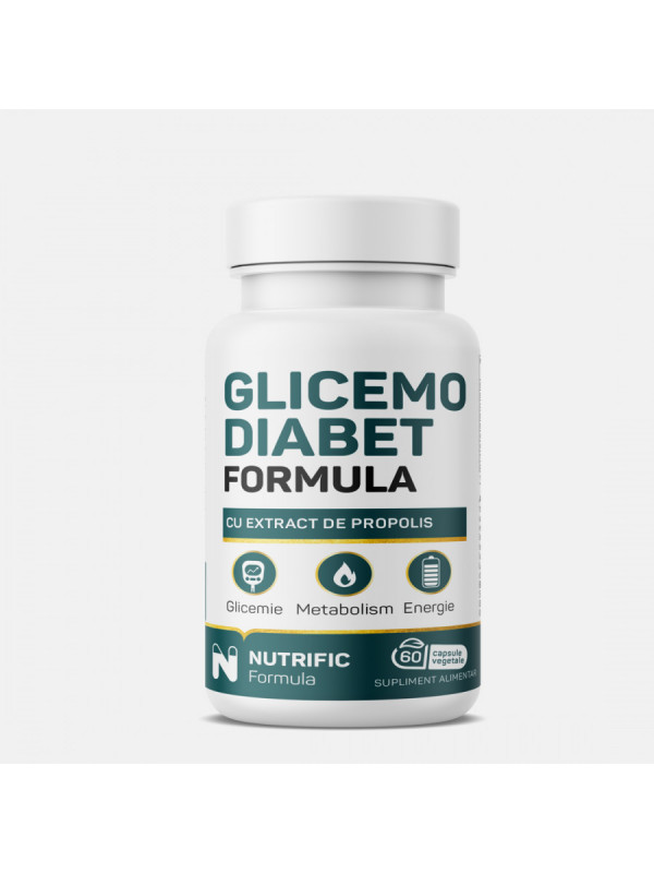 Glicemo diabet formula 60cps nutrific