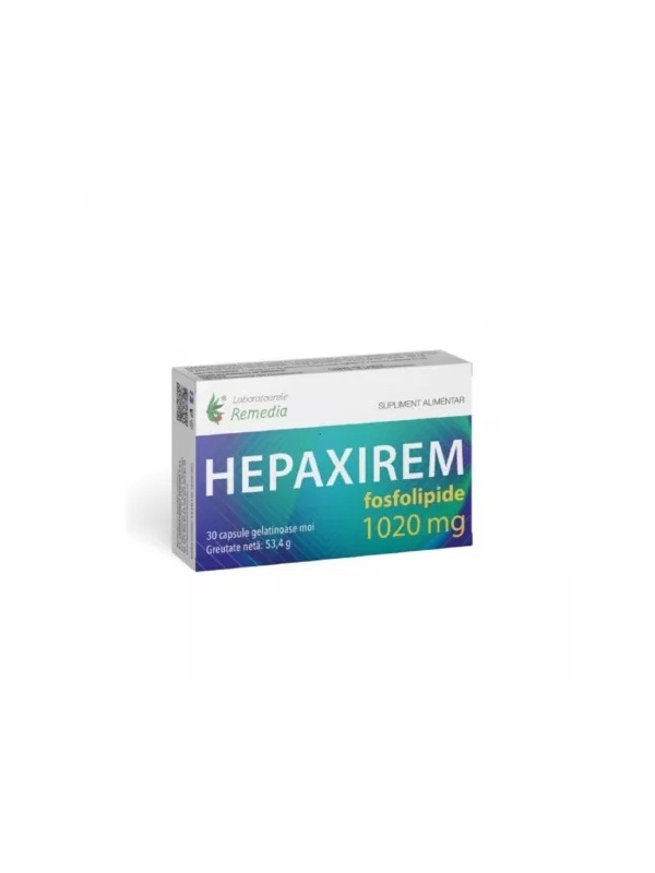 HEPAXIREM FOSFOLIPIDE 30CPS GELATINOASE MOI