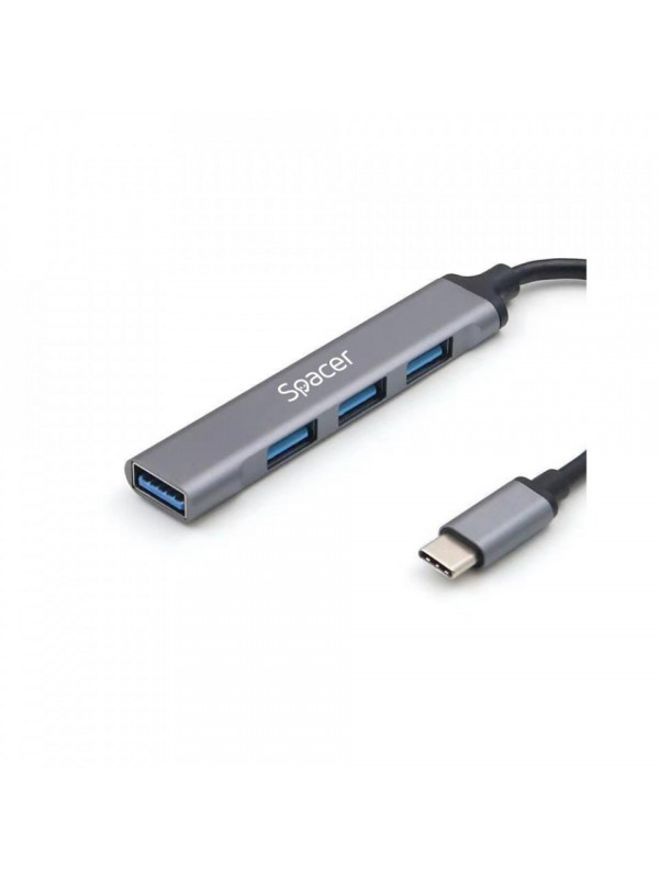 HUB extern Spacer USB- C, aluminiu