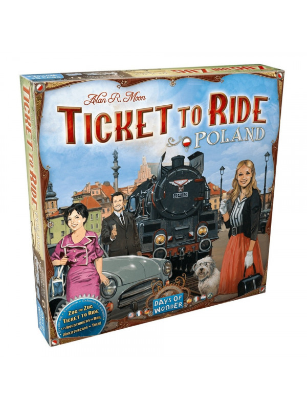 Joc de societate Ticket to Ride Map Collection: Poland, extensie, limba engleza