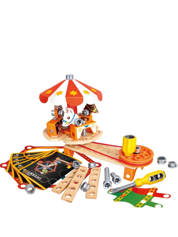 Jucarie din lemn - Set Carnaval Builder