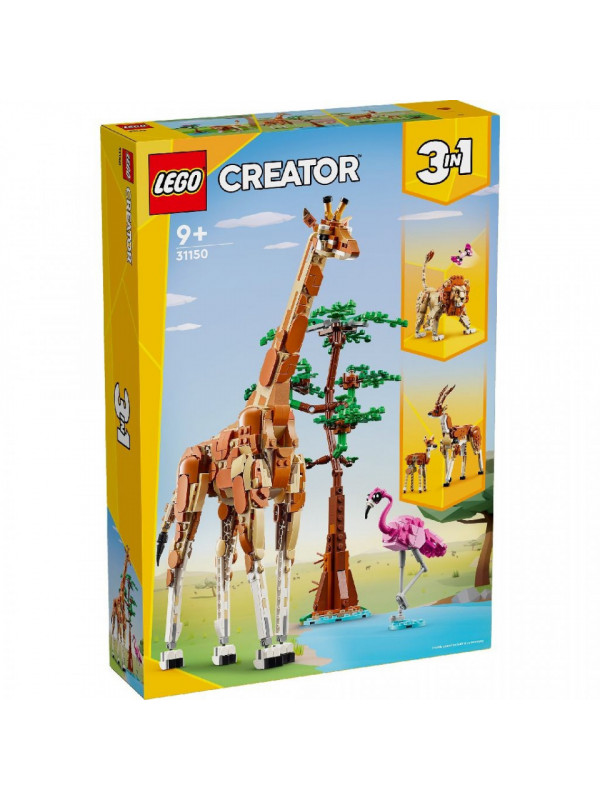 LEGO CREATOR 3IN1 ANIMALE SALBATICE DIN SAFARI 31150