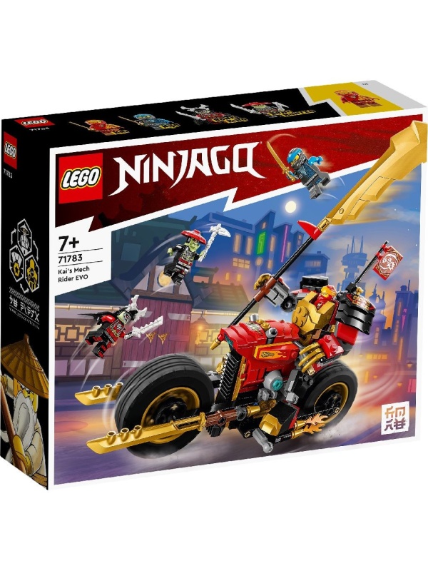 LEGO NINJAGO MOTOCICLETA ROBOT EVO A LUI KAI 71783