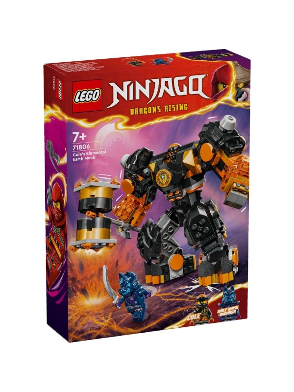 LEGO NINJAGO ROBOTUL STIHIE DE PAMaNT AL LUI COLE 71806