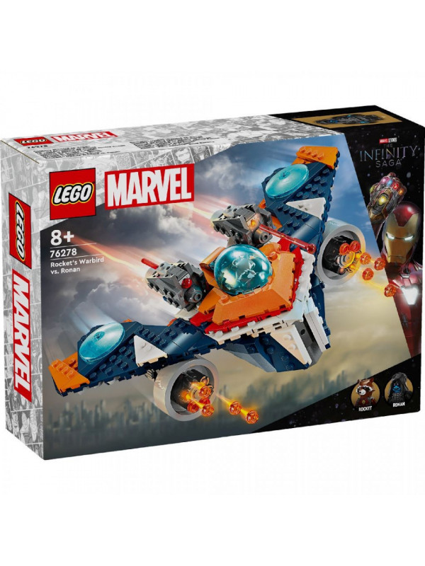 LEGO SUPER HEROES AVIONUL DE LUPTA AL LUI ROCKET VS RONAN 76278