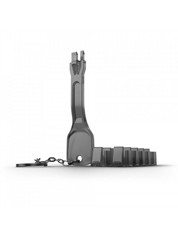 Lindy 10 x RJ-45 Port Blocker Key Black