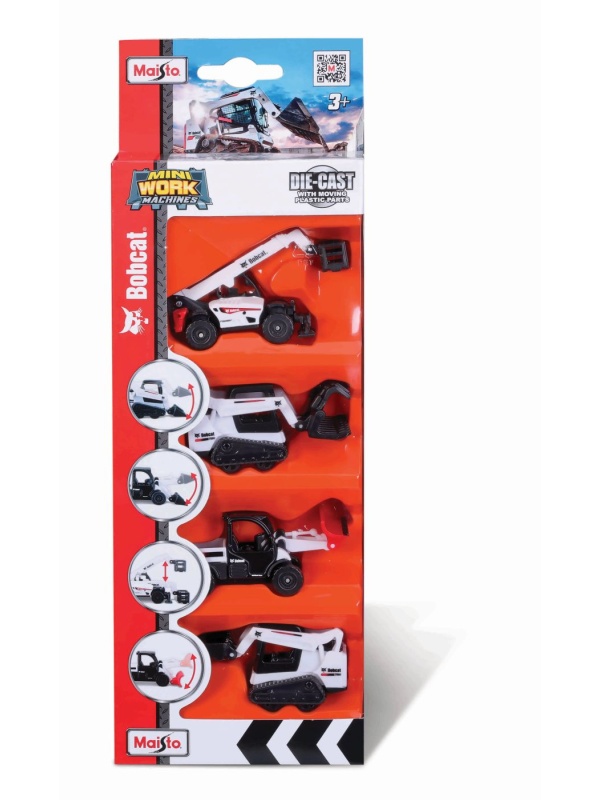 MAISTO SET 4 UTILAJE BOBCAT