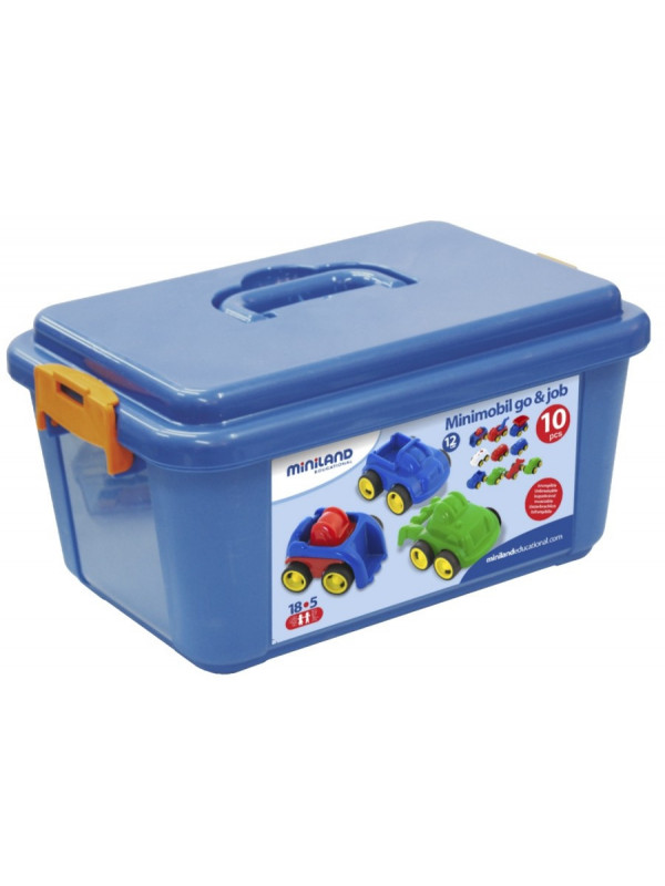 Minimobil 12 cm Set 10 masinute - Miniland