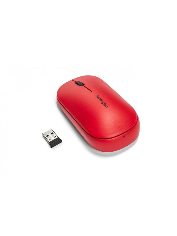 MOUSE Kensington - trackball, PC sau NB, wireless, Bluetooth | 2.4GHz, optic, 4000 dpi, butoane/scroll 3/1, buton selectare viteza, rosu, "K75352WW"
