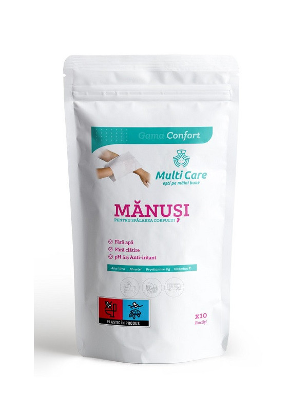 MULTI CARE CONFORT MANUSI SPALAREA CORPULUI 10BUC
