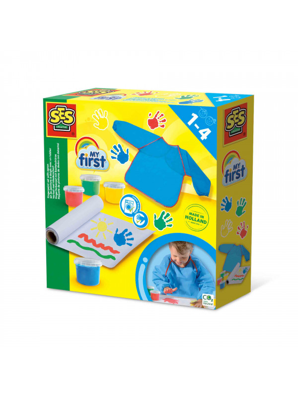 My first - Acuarele pentru degete, rola de hartie si sort